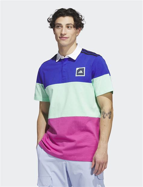 Adidas Golf Adx Block Polo Short Sleeved Polos
