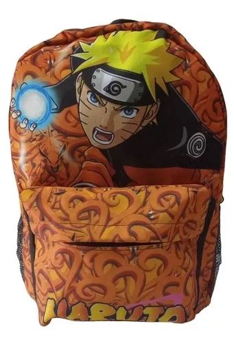 Mochila Naruto Kurama Raposa Rasengan Bolsa Escolar M Parcelamento