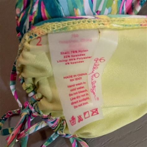 Lilly Pulitzer Women S Multi Bikini And Tankini Tops Depop