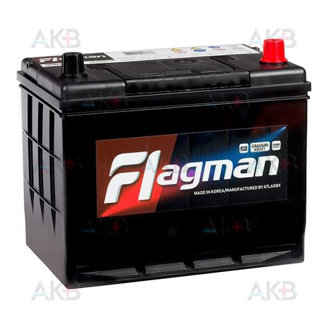 Купить Автомобильный аккумулятор Flagman 95D26L 80R 700A 260x172x220 с ...