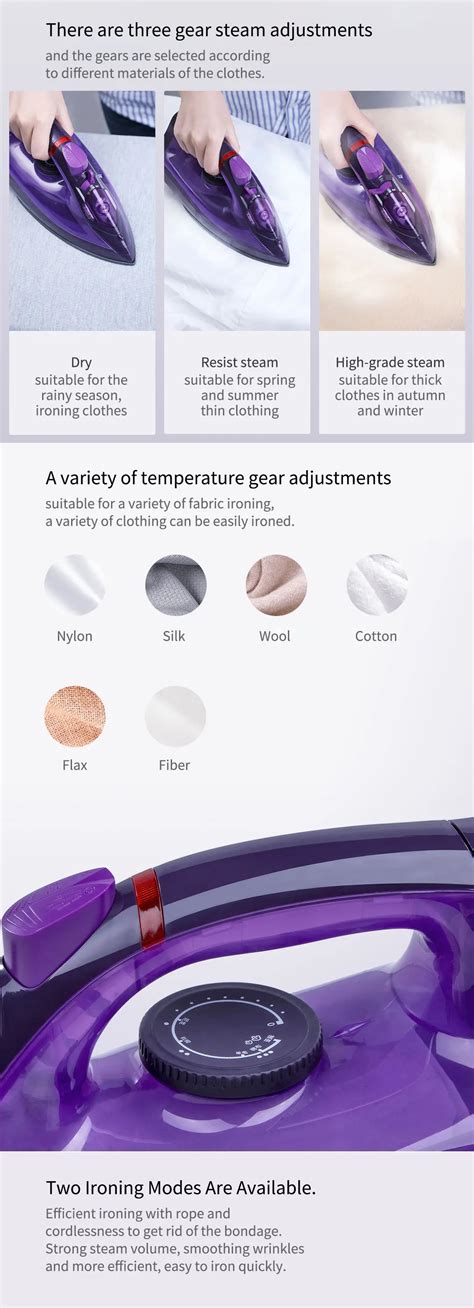 Lofans YD-012V Cordless Steam Iron 2000W