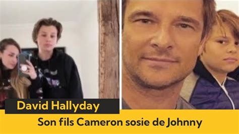 David Hallyday Son Fils Cameron Est Le Sosie De Johnny Youtube Hot