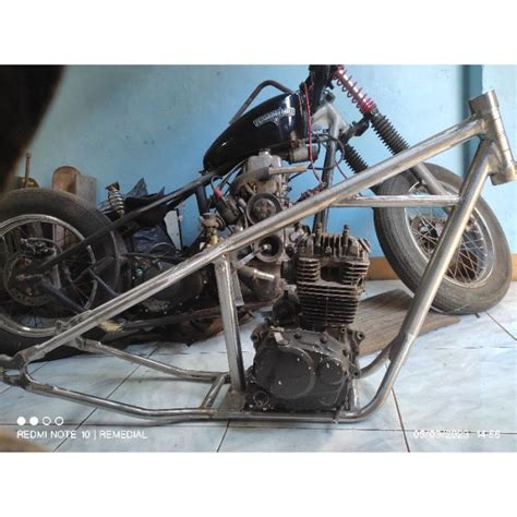 Jual Siap Kirim Rangka Motor Chopper Frame Custom Chopper Rangka