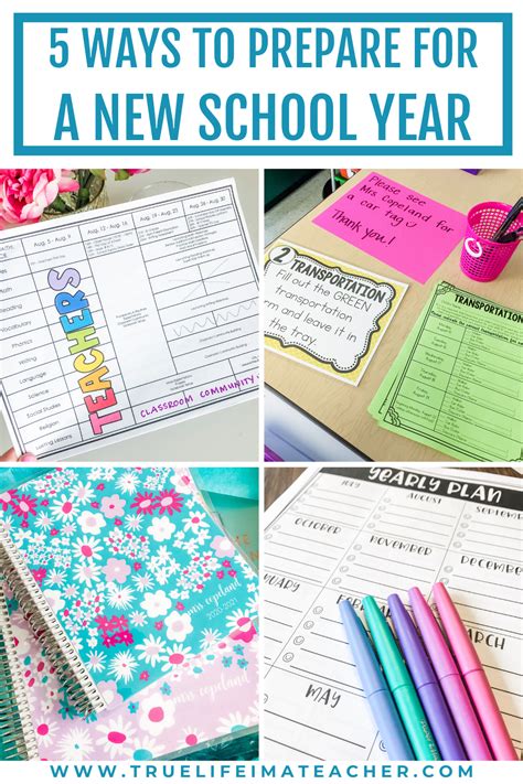 5 Ways To Prepare For A New School Year New School Year First Day Of