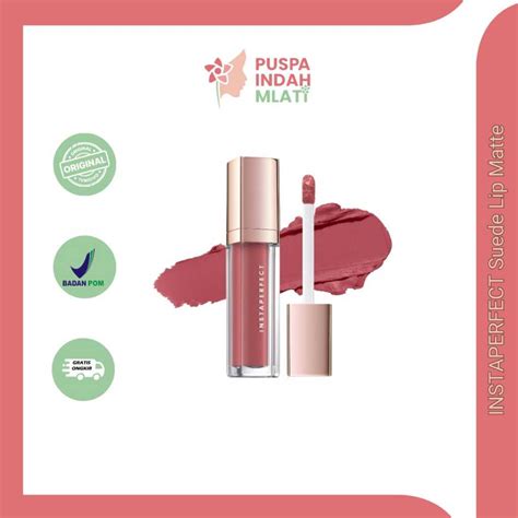 Jual Instaperfect Suede Lip Matte Mlbb Nude Lip Cream Cover Blurry Transfer Resistant