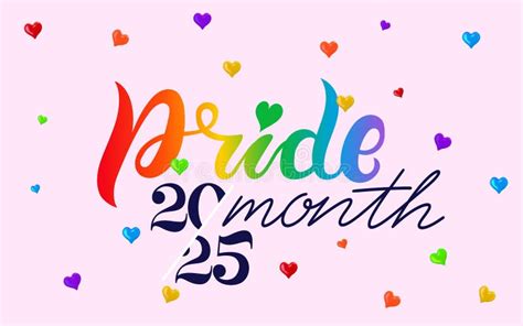 Bandera Del Arco Iris LGBTQ 2025 Concepto De Transgénero Bisexual Gay De Plantilla Logo Del