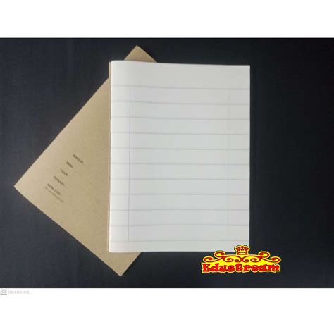 READY STOCK BIG SINGLE LINE EXERCISE BOOK F5 50 Gsm 80 PGS 5PCS PACK