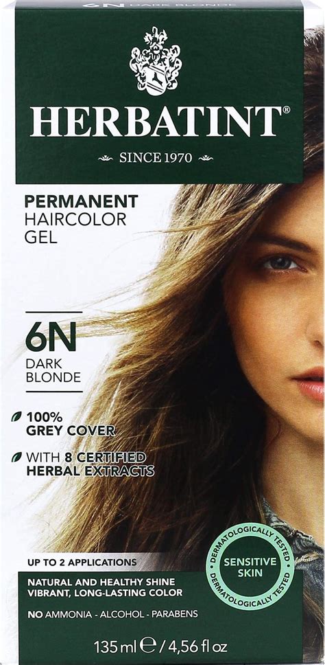 Amazon Herbatint Permanent Haircolor Gel N Dark Blonde Alcohol Free Vegan Grey