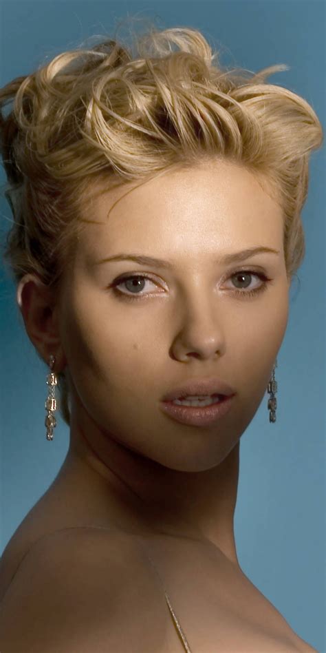 Celebrity Scarlett Johansson American Actress Blonde Face X Phone HD Wallpaper
