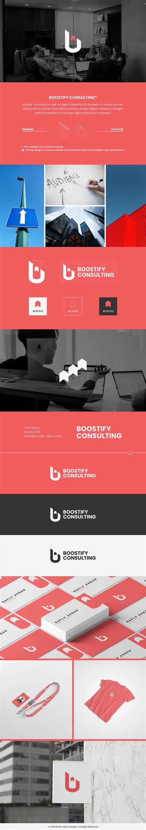 Boostify Consulting Business Consultant Logo Design On Behance