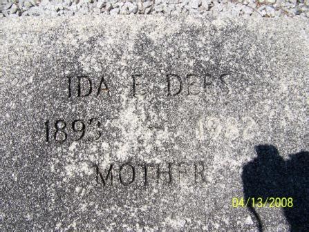 Ida Effie Arnold Dees Find A Grave Memorial