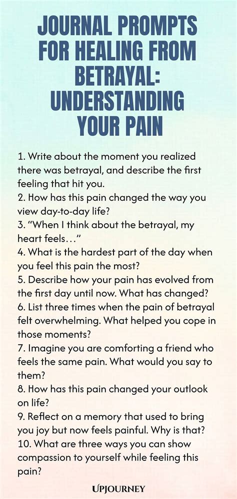 120 Journal Prompts for Healing from Betrayal