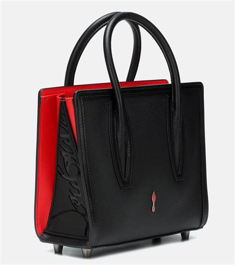 Paloma Mini Leather Tote In Black Christian Louboutin Mytheresa