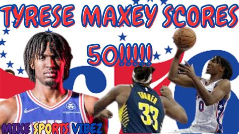 Tyrese Maxey Scores A Career High Points Against The Pacers Do