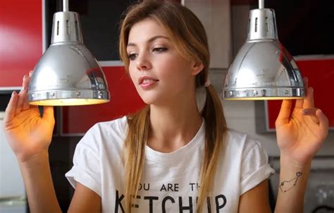 Wallpaper Model Brunette Gorgeous Posing Beautiful Face Pigtails Photoshoot Tanned Babe