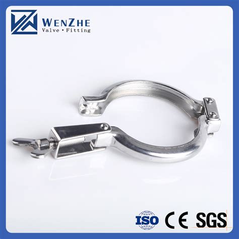 Sanitary Stainless Steel 304316l Double Pin Clamp Adjustable Tri