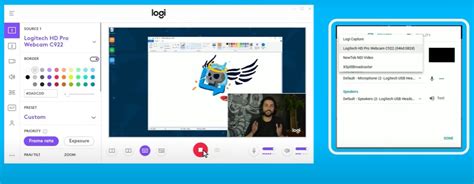 Logitech C922 pro stream camera settings software Windows 10 & mac