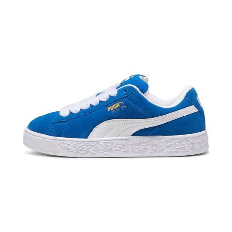 Ripley Zapatillas Mujer Puma Urbanas Azul Suede Xl Cuero