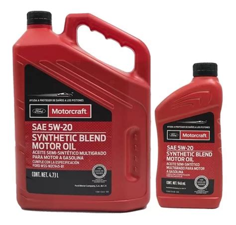 Aceite W Motorcraft Semi Sint Tico Multigrado Litros