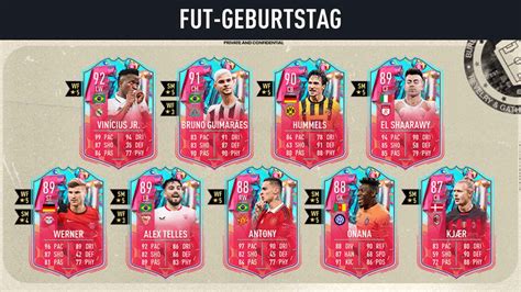 Fifa Fut Birthday Team Ist Da Alle Spieler Leaks Und Infos