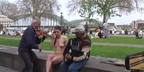 Tanja Naked Girl Has Fun In Public Streets Tnaflix
