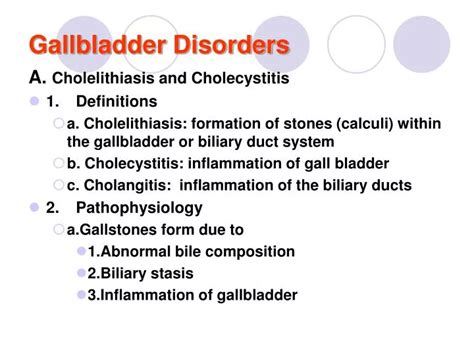 Ppt Gallbladder Disorders Powerpoint Presentation Free Download Id