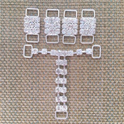 Bikini Set Crystal Connectors G String T