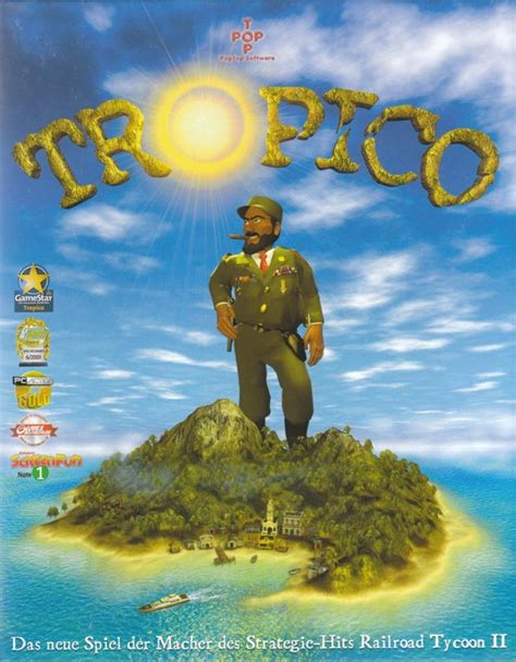 Tropico Box Cover Art Mobygames