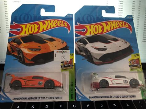 Hot Wheels Lamborghini Huracan Lp Super Trofeo Hobbies Toys Toys Games On Carousell