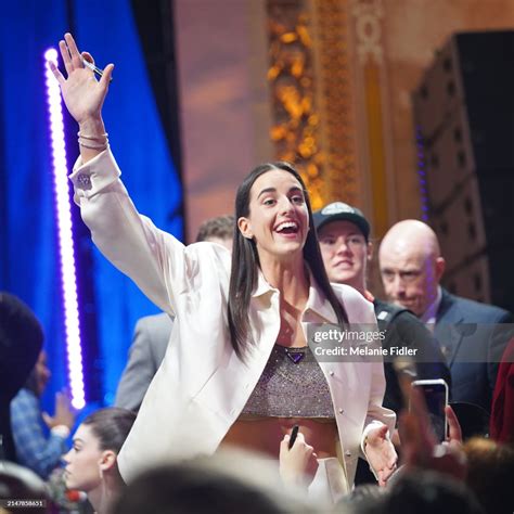 Caitlin Clark During The 2024 Wnba Draft On April 15 2024 At The