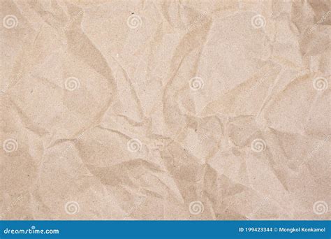 Brown Clumped Paper Texture Background Kraft Paper Horizontal With