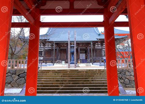 Temple in Kongobu-ji Danjo Garan Area, a Historical Buddhist Temple