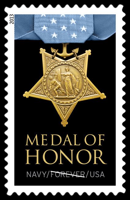 Navy Medal of Honor - United States Postage Stamp | Medal of Honor