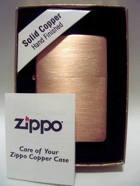 Zippo Solid Copper: медь - всему голова « ZippoCollector.ru