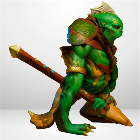 Hot Goblin シーデビル戦士 ミニチュア 槍盾装備 ホットゴブリン