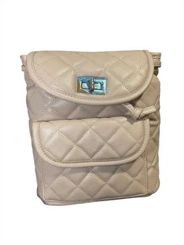 Mochila Mini Naked Hair Color Nude Nude Rombos Envío gratis