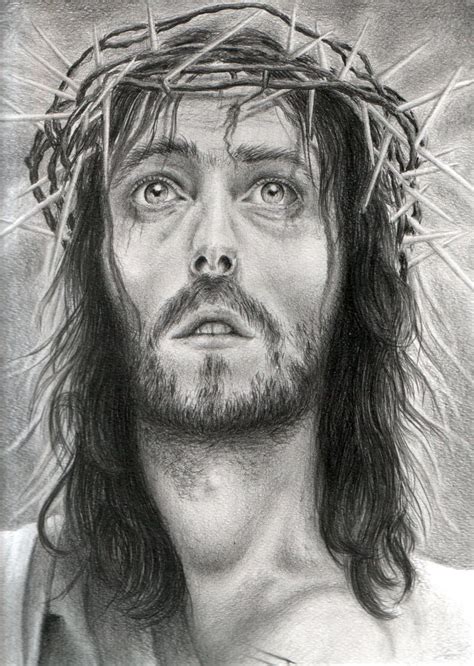 jesus christ pencil drawing  paintingvalleycom explore collection