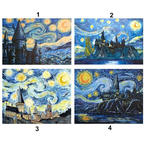 Full Square Round Drill D Diy Diamond Painting Harry Potter Etsy