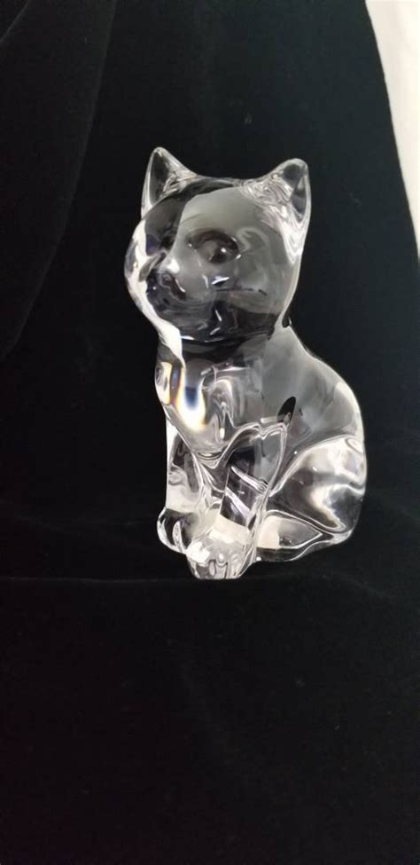 Cat Kitten Crystal Cat Crystal Kitten Lead Glass Animals Crystal