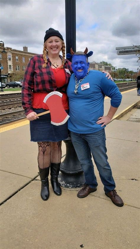 Paul Bunyan And Babe The Blue Ox Halloween Costumes For Couples Costume Design Babe The Blue Ox