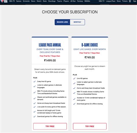 How to sign up for NBA League Pass India - Streamlocator Knowledge Base