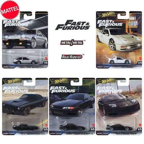 Mattel Hot Wheels Carro Modelo Brinquedos Para Meninos Fast Furious HNW E Toyota AE Ford