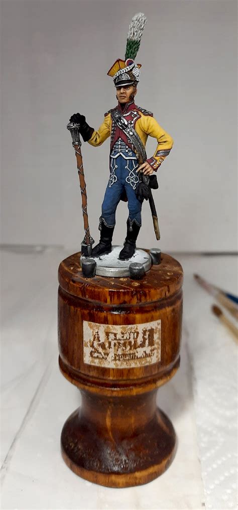 Тамбурмажор 17-го полка легкой пехоты. Франция, 1807-09 гг. — Каропка ...