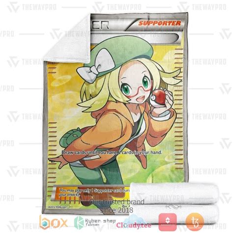 HOT Anime Pokemon Bianca Trainer Blanket Express Your Unique Style With BoxBoxShirt