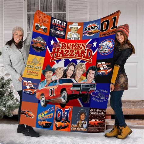 The Dukes Of Hazzard Ha0910 Quilt Blanket Birthday T Etsy