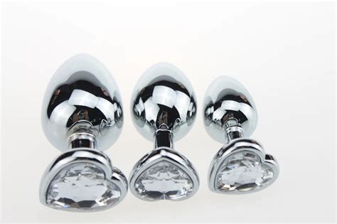 Metal Jeweled Pacs Butt Plug Anal Sex Toy Anesidora