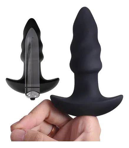 Plug Anal Estimulador Pr Stata C Vibrador Espiral Aveludado Frete Gr Tis