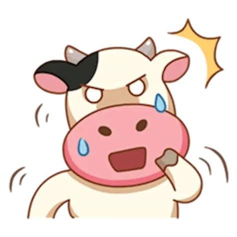 Набор стикеров для Telegram «Корова Момо»