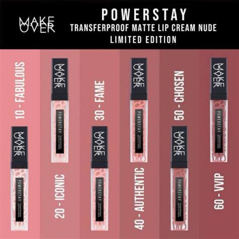 Jual Make Over Powerstay Transferproof Matte Lip Cream Limited Nude Edition Shopee Indonesia
