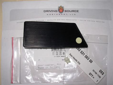 Sell Porsche Door Handle Left Inside And Clip 74 94 911sc 912e 911 Carrera 964 C2 C4 In Salem